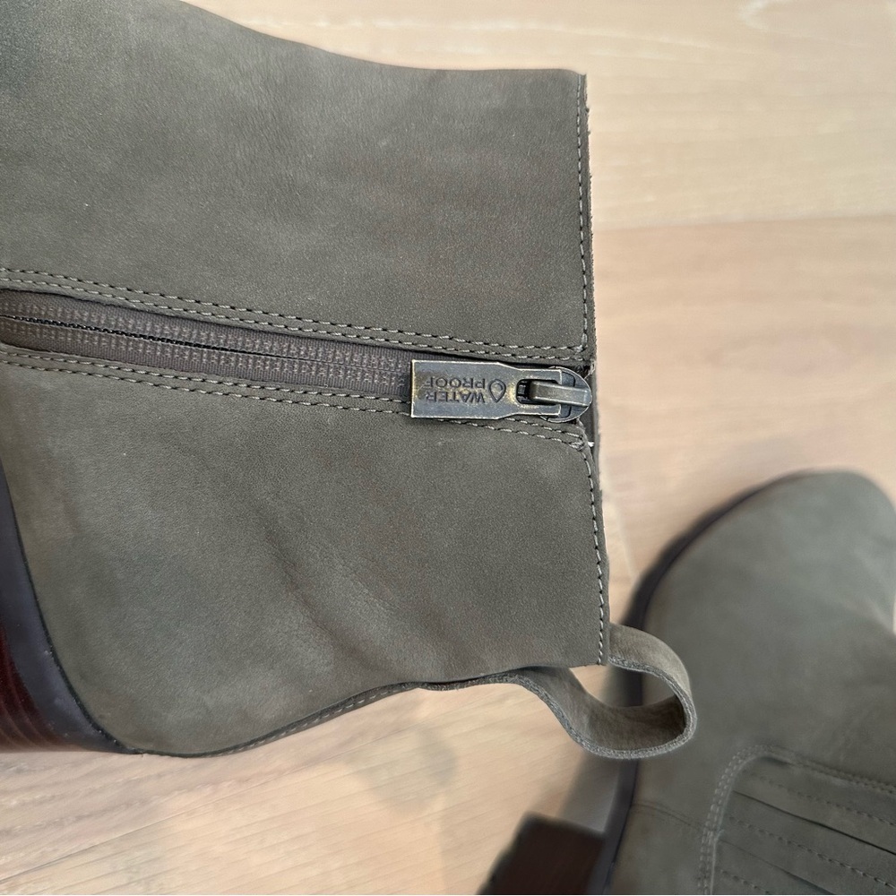 Women’s Vionic Wilma Green Waterproof Ankle Rain Boot Heels Booties Size 10 Shoe - Picture 15 of 16